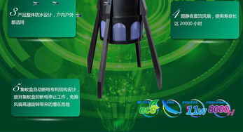 吉力光触媒花园别墅户外灭蚊灯 高效灭蚊捕蝇，守护您的户外生活